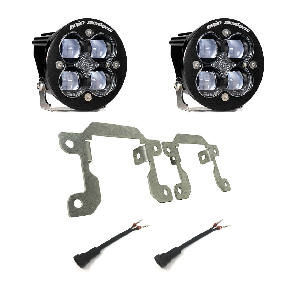 Baja Designs Ford Squadron SAE Fog Pocket Light Kit - Ford 2019-2023 Ranger; 2021-2025 Bronco NOTE: w/ OE Plastic Bumper