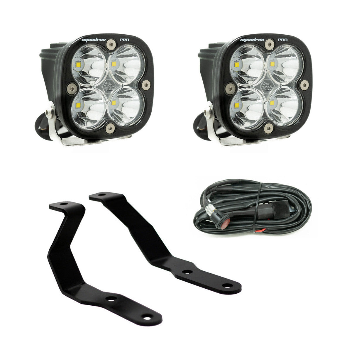 Baja Designs Ford Squadron Pro A-Pillar Light Kit - Ford 2019-2023 Ranger