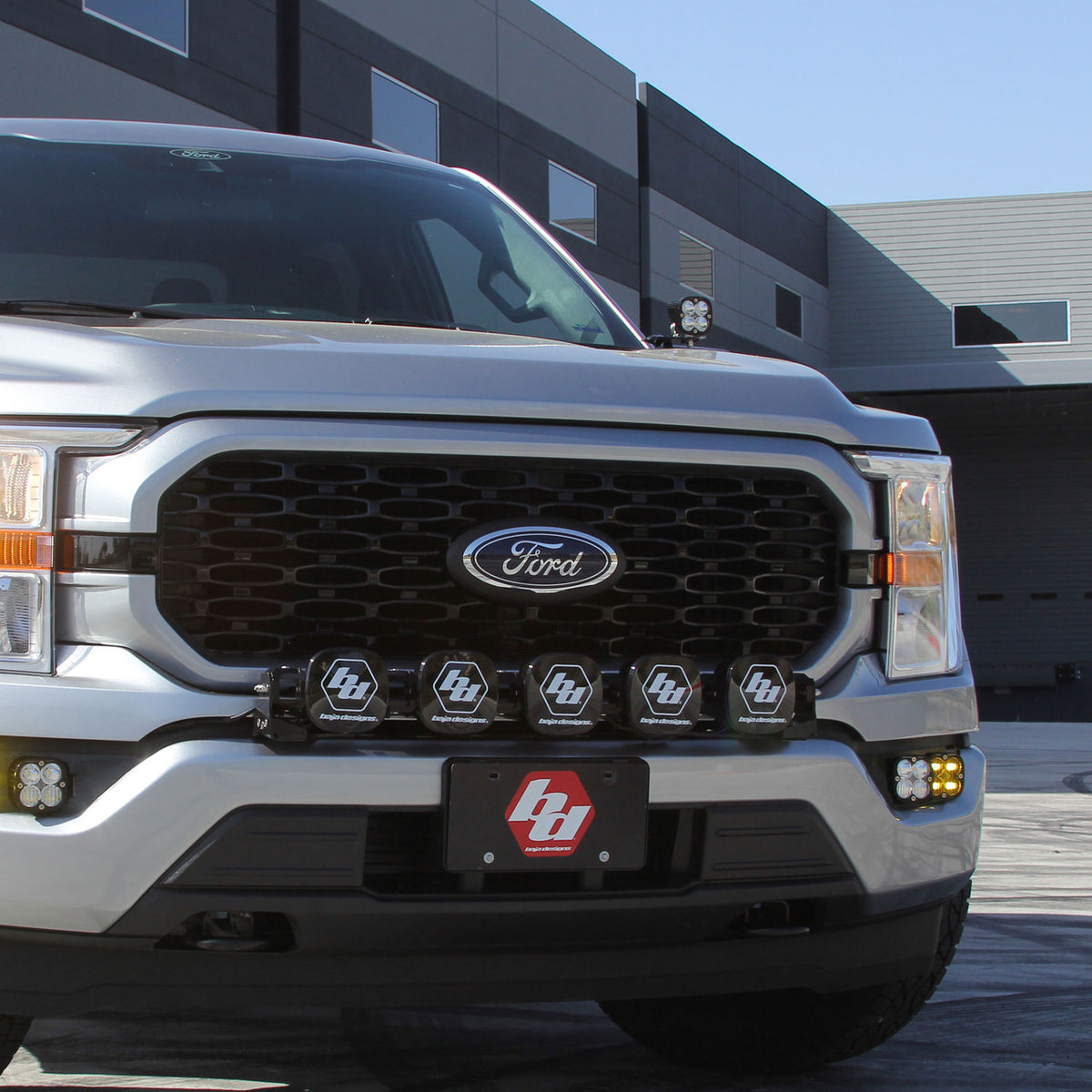 Baja Designs Ford Squadron Pro A-Pillar Light Kit - Ford 2021-23 F-150