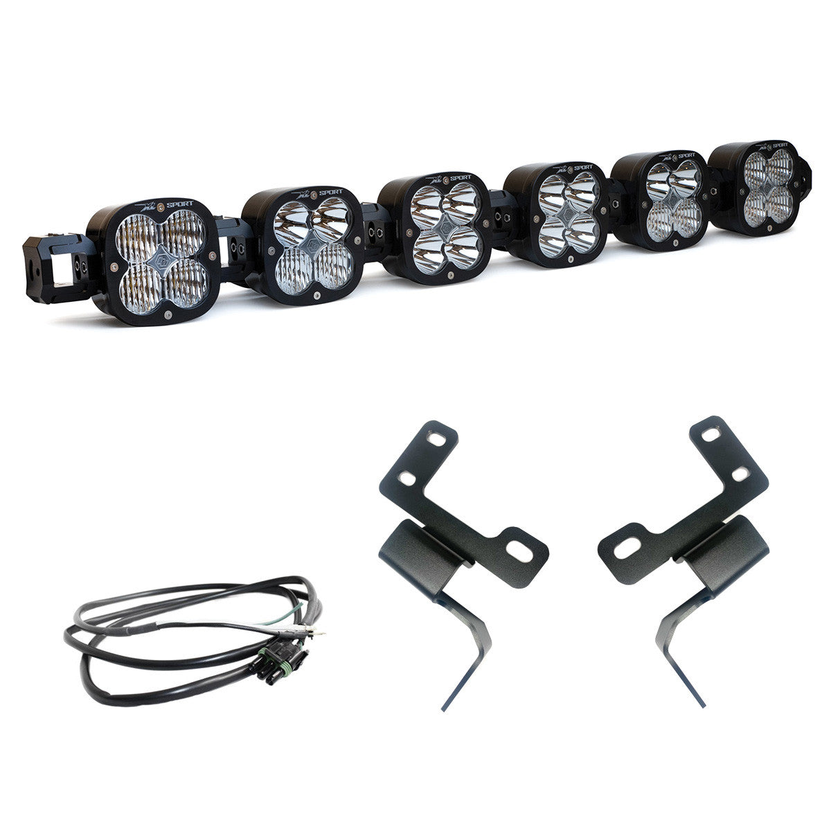 Baja Designs Ford XL Linkable Bumper Light Kit - Ford 2021-2026 Bronco; NOTE: w/ OE Plastic Bumper