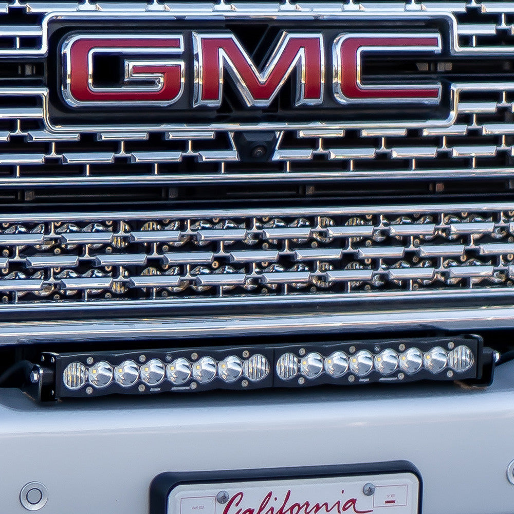 Baja Designs GMC S8 20 Inch Bumper Light Bar Kit - GMC 2020-23 Sierra 2500HD/3500HD