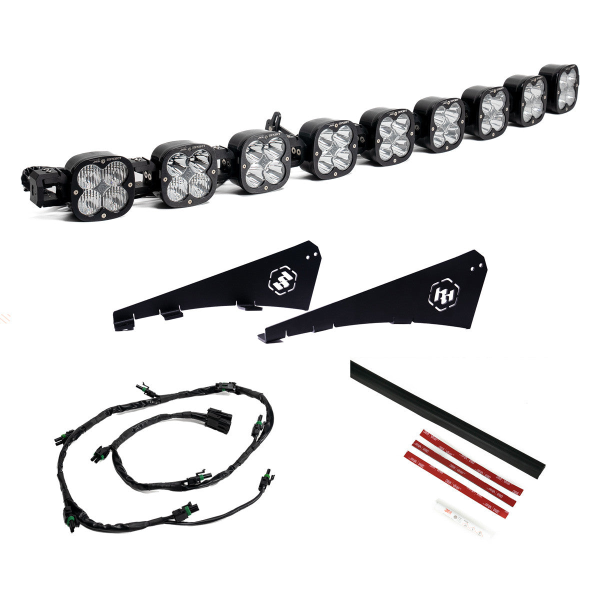 Baja Designs 9XL Linkable Roof Bar Kit - Toyota 2022-2026 Tundra
