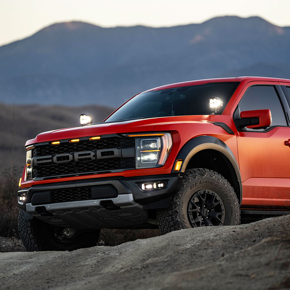 Baja Designs S2 SAE/S2 Pro Fog Pocket Kit - Ford 2021-2026 F-150 Raptor; 2023-2026 Bronco Raptor, 2024-2026 F-150 Raptor 37/R
