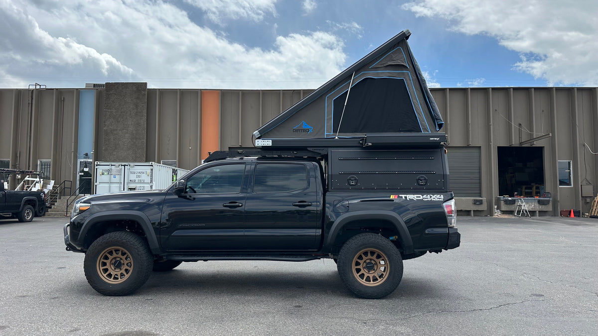 Dirtbox hard shell overland shower awning with changing room, universal fit