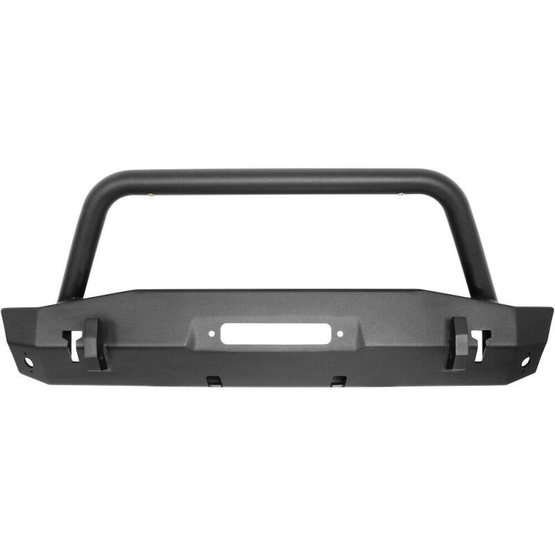 Westin WJ2 Stubby Front Bumper with Bull Bar, fits Jeep Wrangler