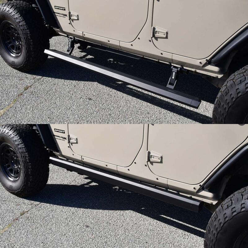 Westin Pro-e Electric Running Boards, Unlimited (4-Door), fits Jeep Wrangler