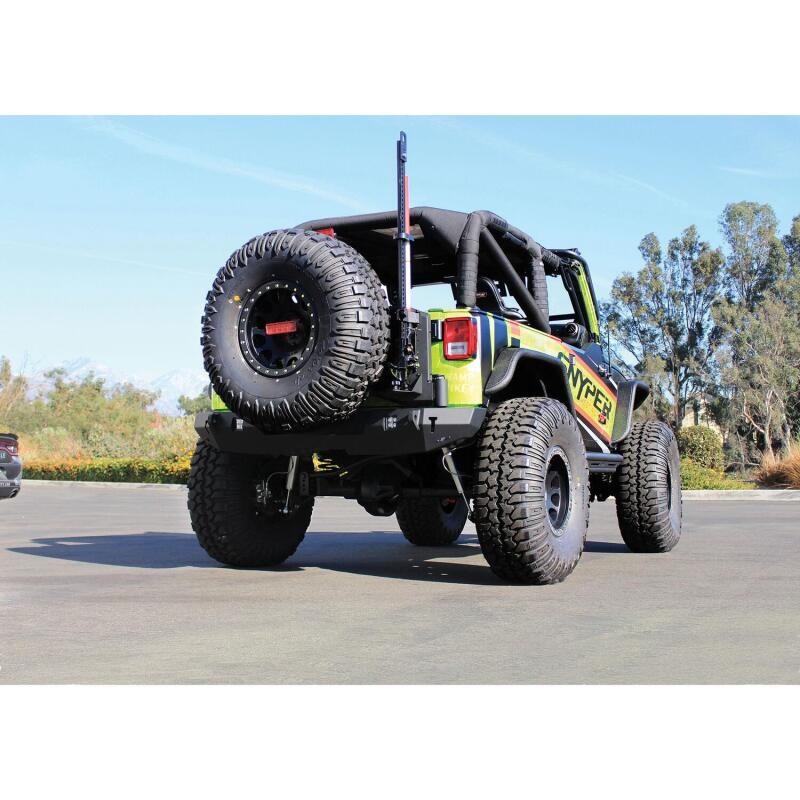 Westin WJ2 Rear Bumper, Textured Black, fits Jeep Wrangler