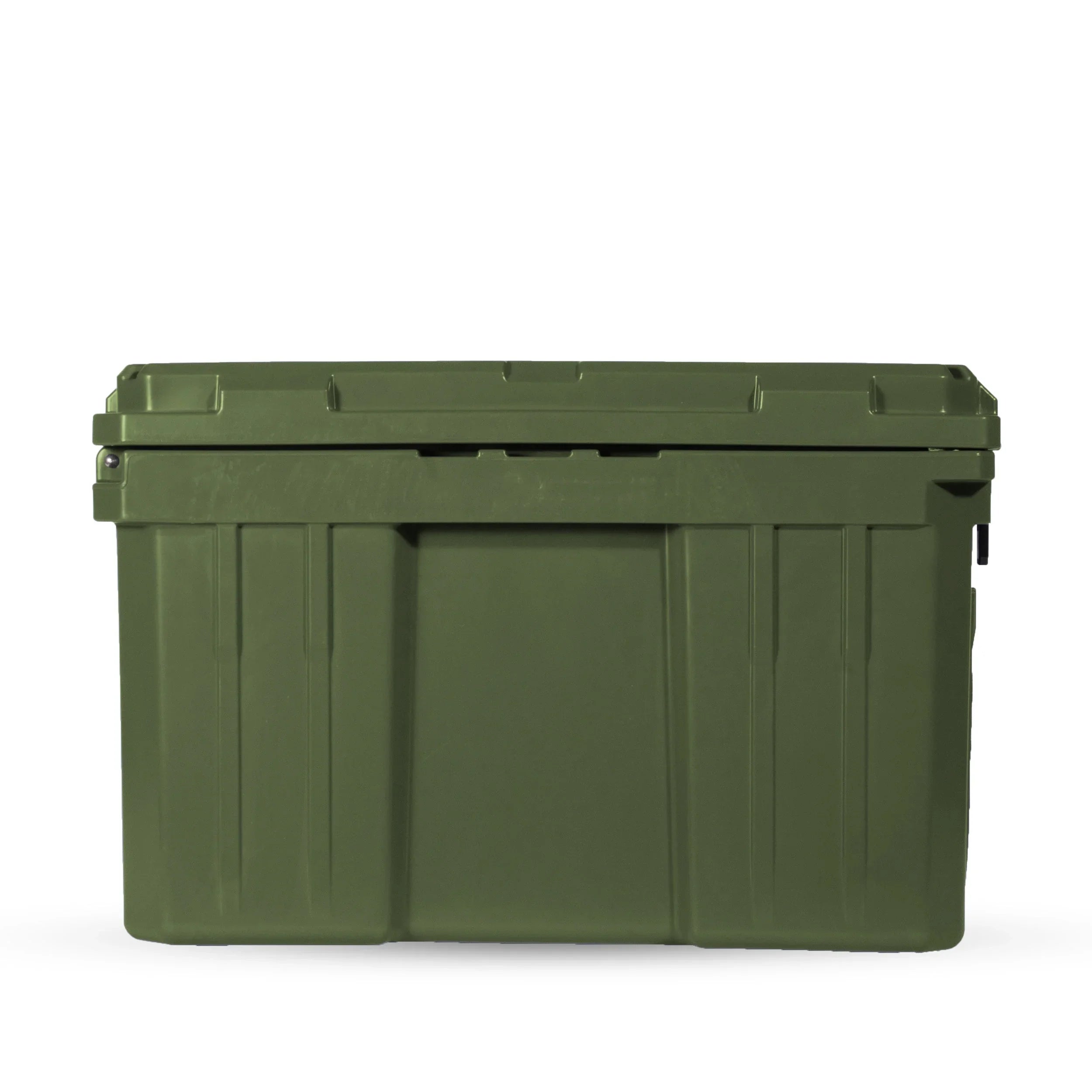 OD green heavy-duty storage box for overlanding and camping gear organization