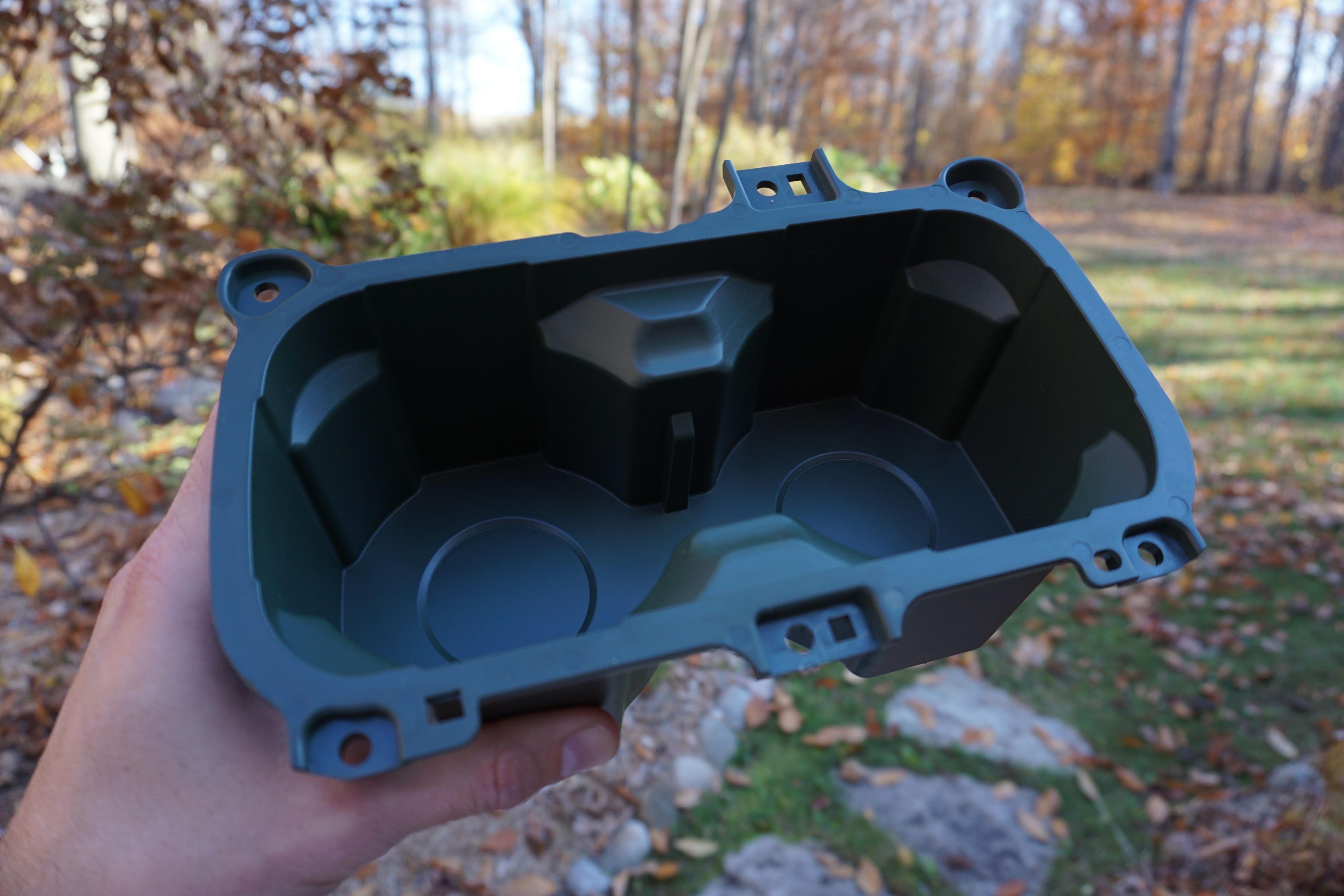 Oversize Cup Holder with Tray (2016-2023 Tacoma) - ARMY GREEN