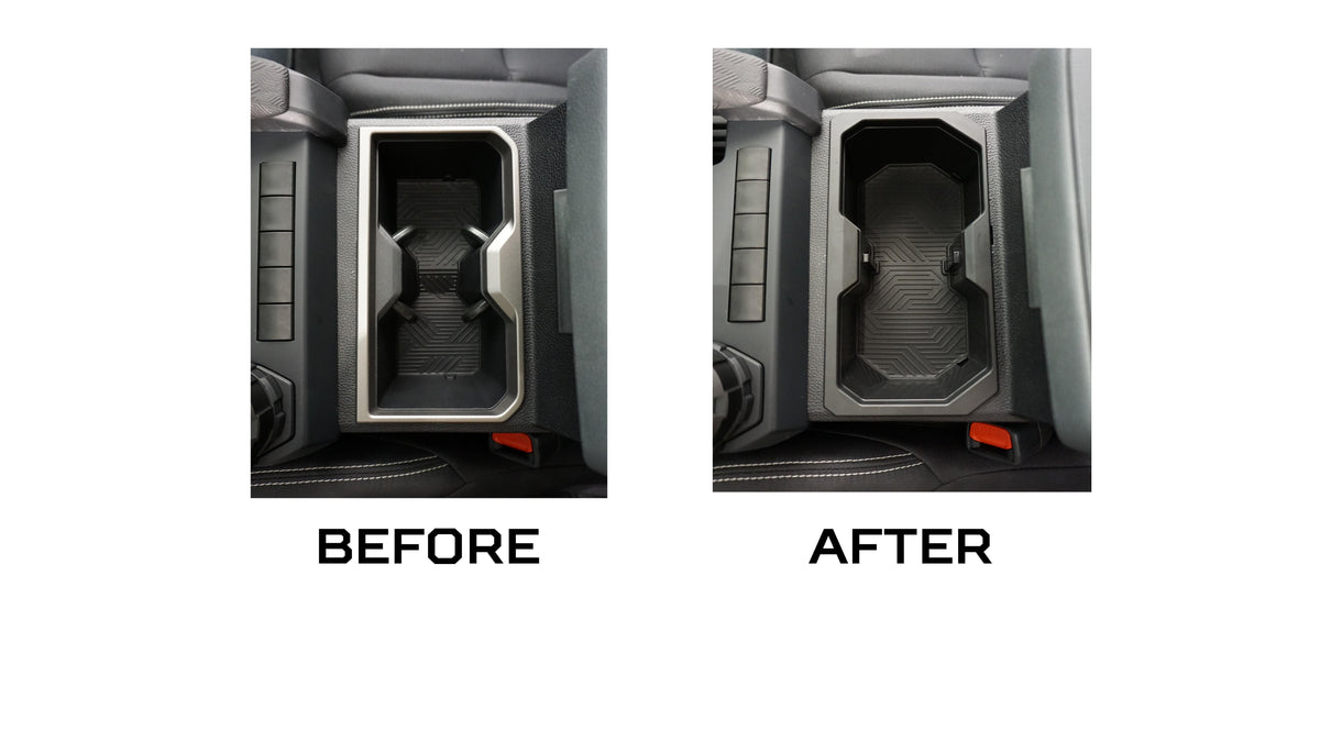 AJT Design oversize cup holder for 2025+ Toyota 4Runner - black