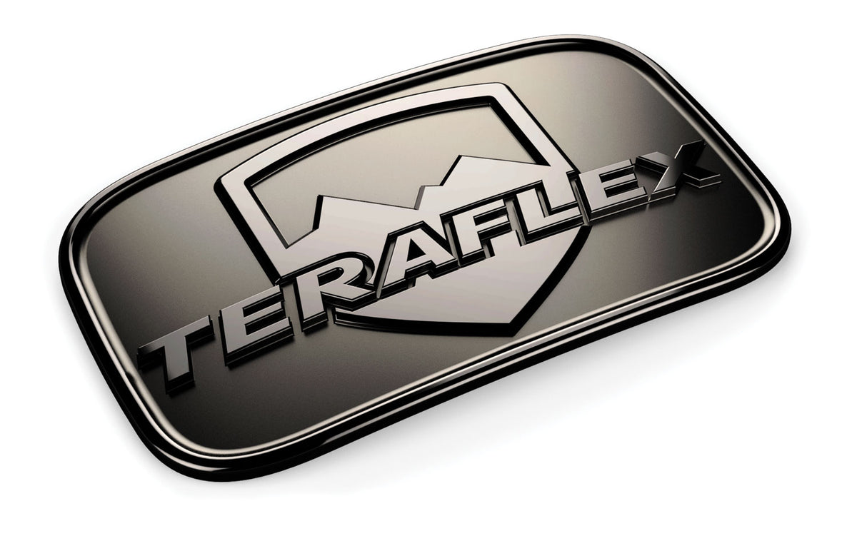 TeraFlex logo license plate delete badge for Jeep Wrangler JK 2007-2018