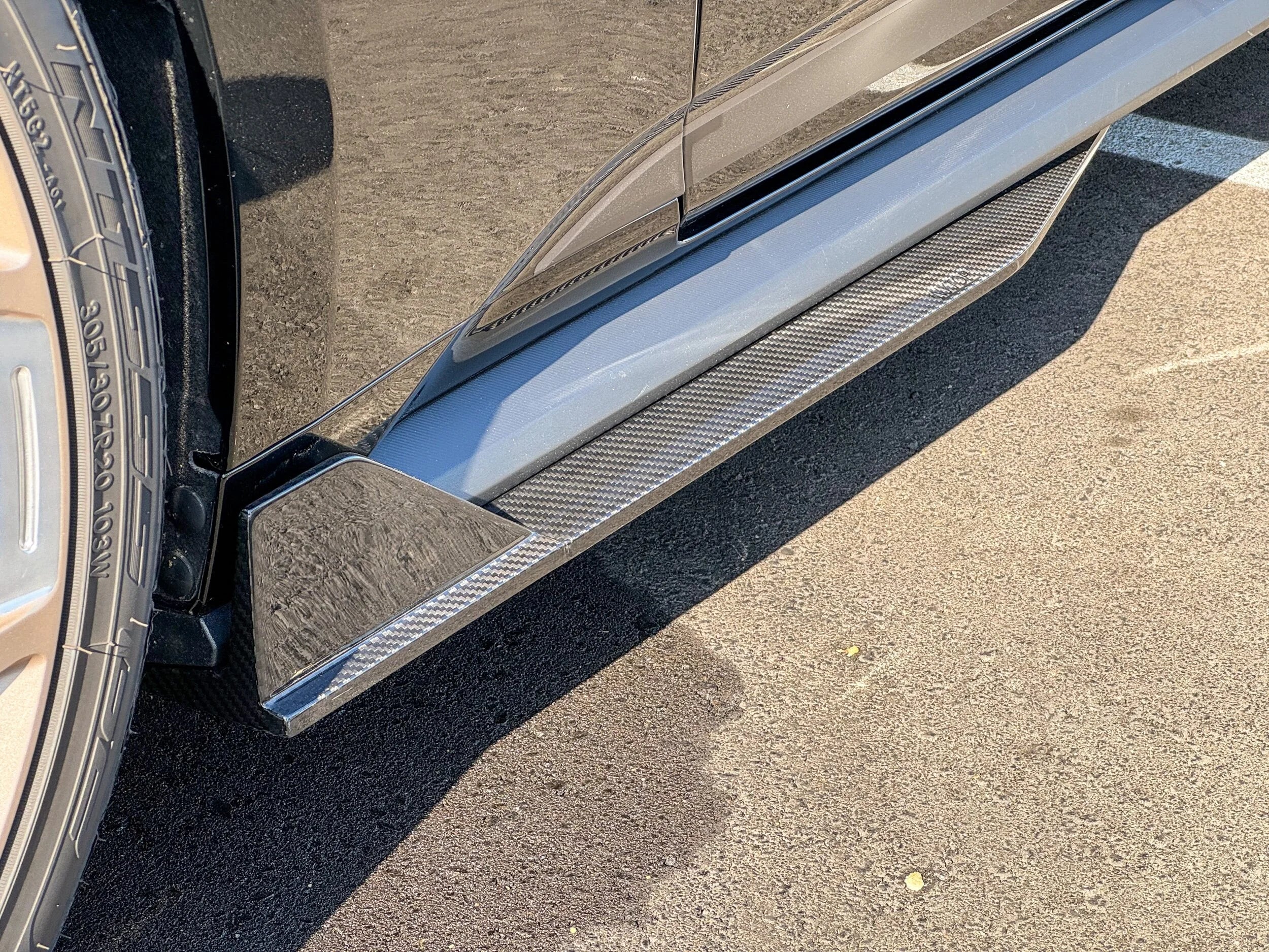 2024-Current Ford Mustang Side Skirt Extension
