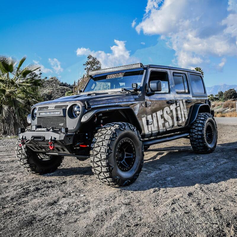 Westin E-Series 3 Nerf Step Bars, fits Jeep Wrangler