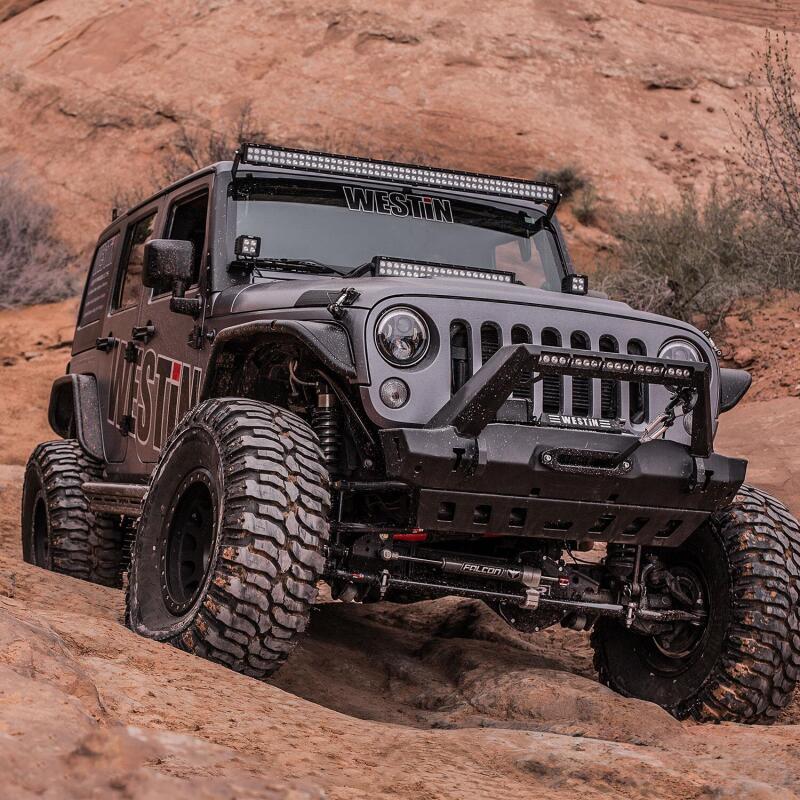 Westin Snyper Tube Fenders, Front (Pair), fits Jeep Wrangler