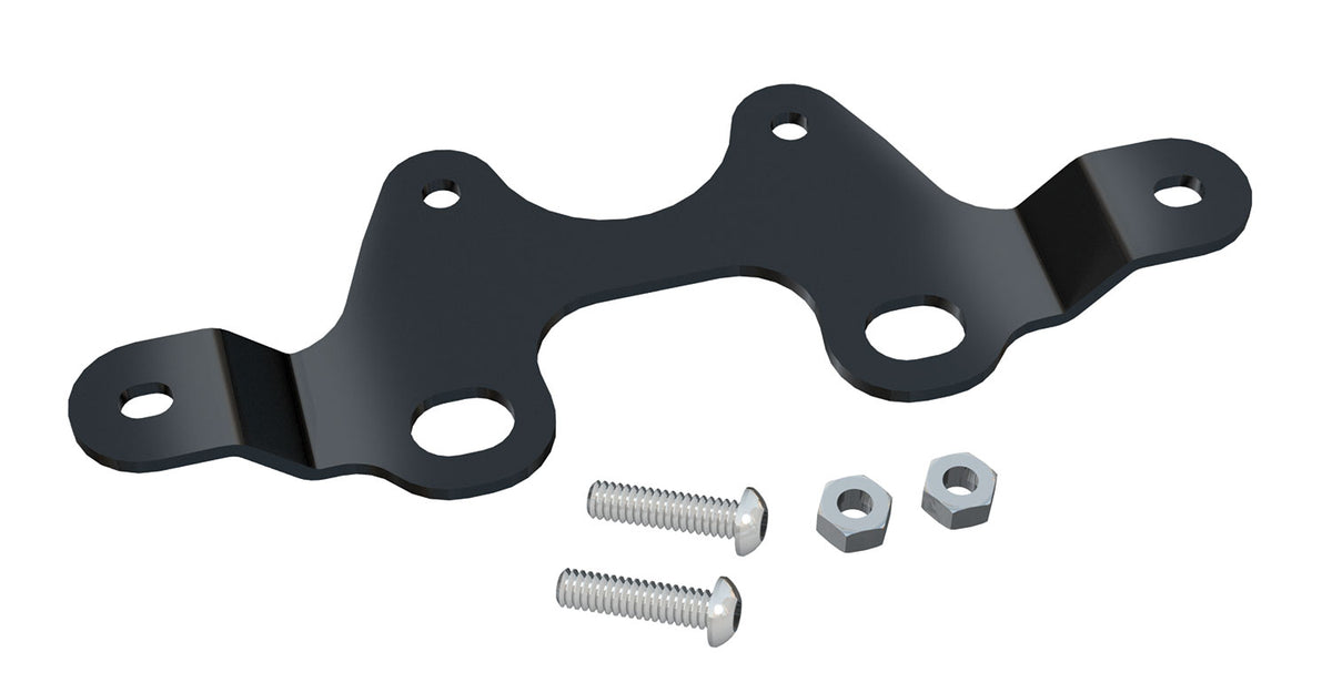 TeraFlex Alpha license plate and 3rd brake light mount kit, No Lug Nuts for Jeep Wrangler JK 2007-2018