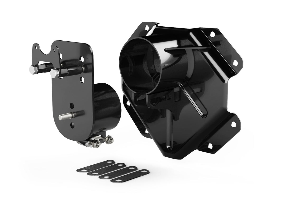 TeraFlex Alpha HD adjustable spare tire mount kit, 8x6.5" for Jeep Wrangler JK 2007-2018