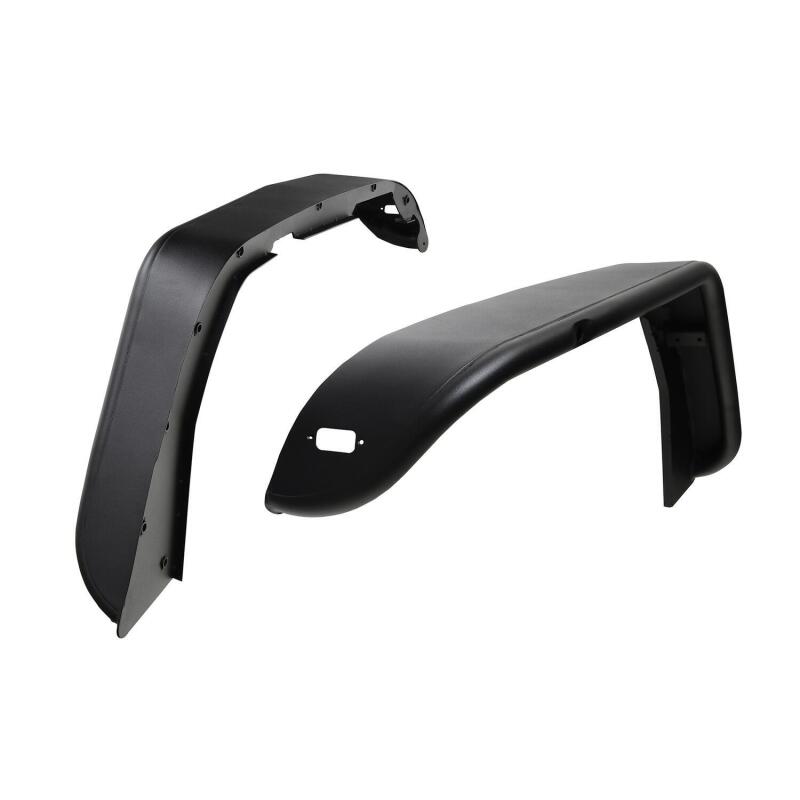 Westin Tube Fenders, Front, Textured Black, fits Jeep Wrangler
