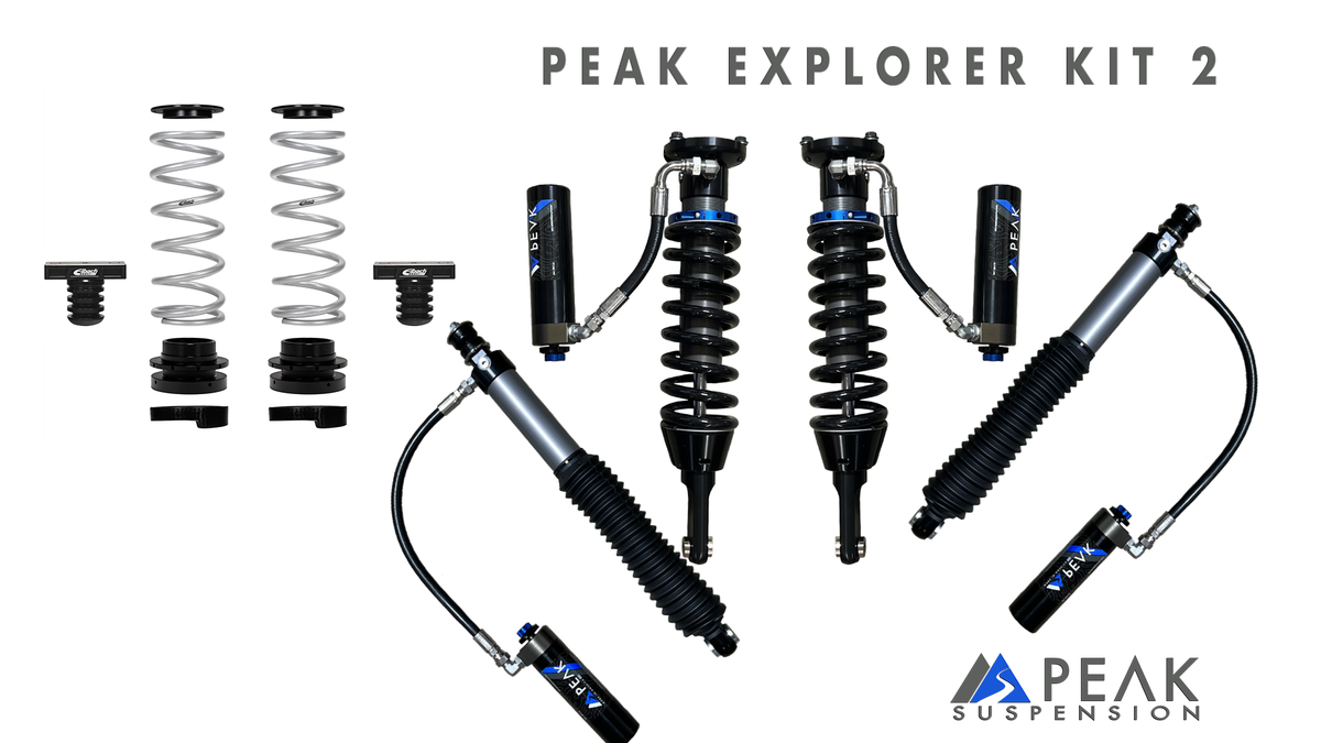 Peak Suspension 2.5" DSC Coilovers Explorer Kit 4Runner / GX / FJ 2010-2023 for 2010-2023 Toyota 4Runner / Lexus GX, 2010-2014 Toyota FJ Cruiser