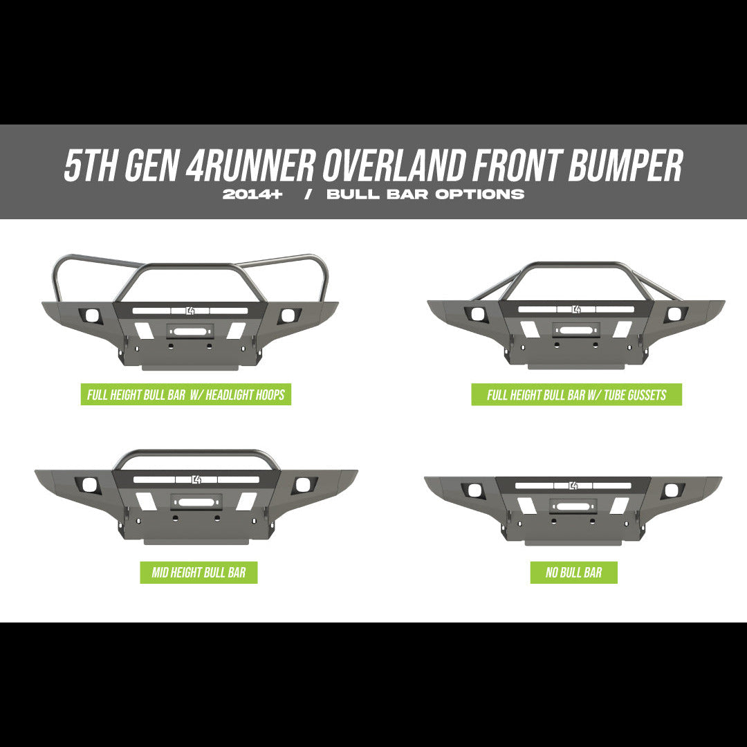 C4 Fabrication 4Runner Overland Series Front Bumper / 5th Gen / 2014-2024