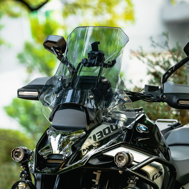 LOBOO Touring Windshield for BMW R1300GS / R1300GS Adventure – Optical-Grade Polycarbonate, Scratch-Resistant