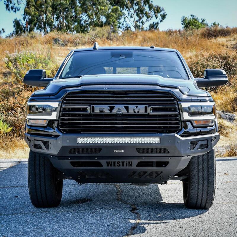 Westin Pro-Mod Front Bumper, Textured Black, fits Ram 2500/3500