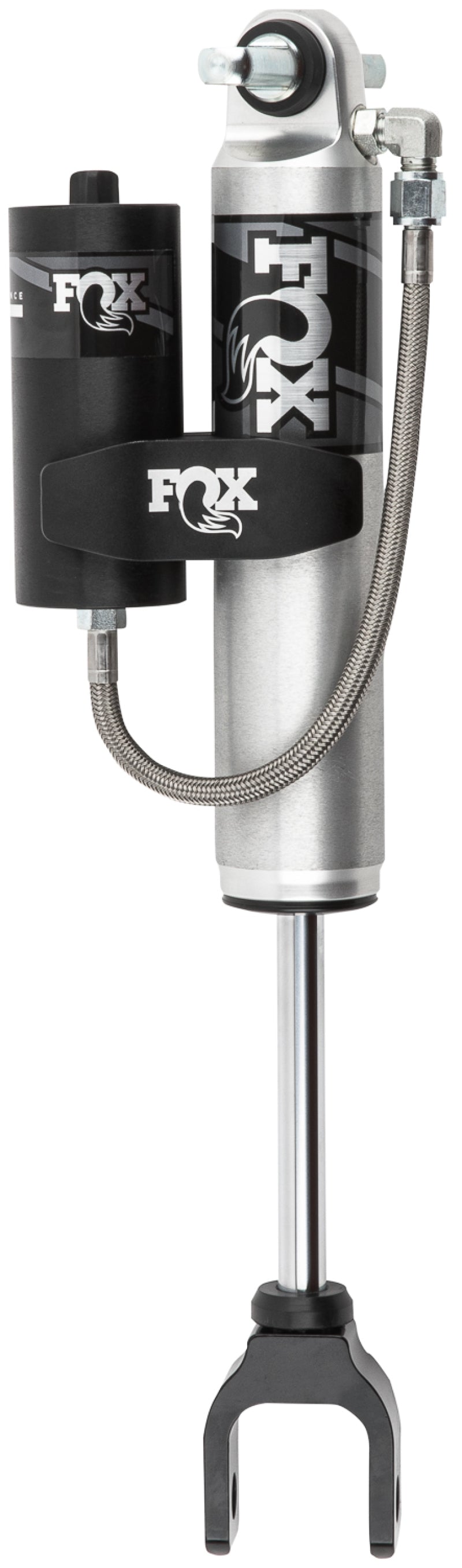 FOX 2.0 Performance Series Remote Reservoir Front Shock (1.5-3.5 in. Lift), fits Chevy Silverado HD 2500/3500