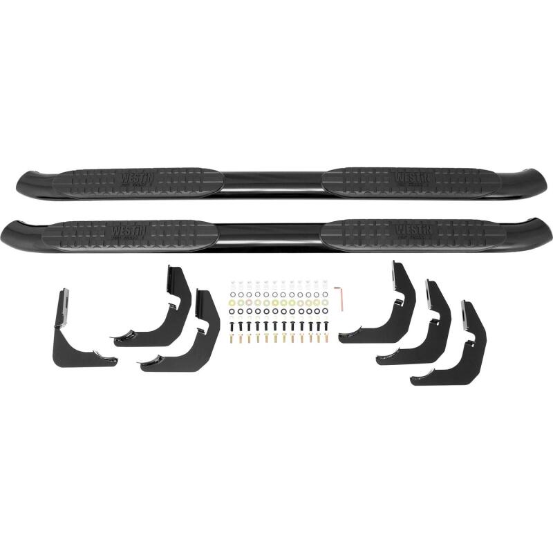 Westin PRO TRAXX 4 Oval Nerf Step Bars, Double Cab, fits Chevy Silverado 1500
