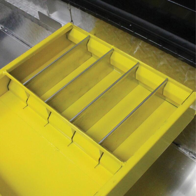 Westin Brute Tool Box Tray with 4 Aluminum Dividers, 9 in. x 15 in.