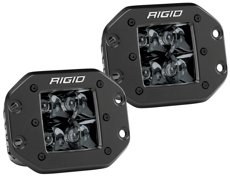 RIGID D-Series PRO Midnight Edition Pod, Spot, Flush Mount