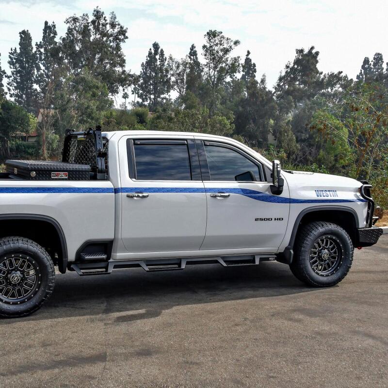 Westin HDX Drop Wheel-to-Wheel Nerf Step Bars, Crew Cab, 6.5 ft. Bed, fits Chevy Silverado HD 2500/3500