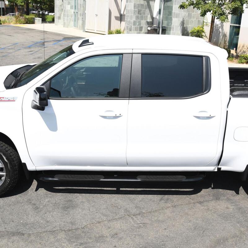 Westin Platinum 4 Oval Nerf Step Bars, Crew Cab, fits Chevy Silverado 1500