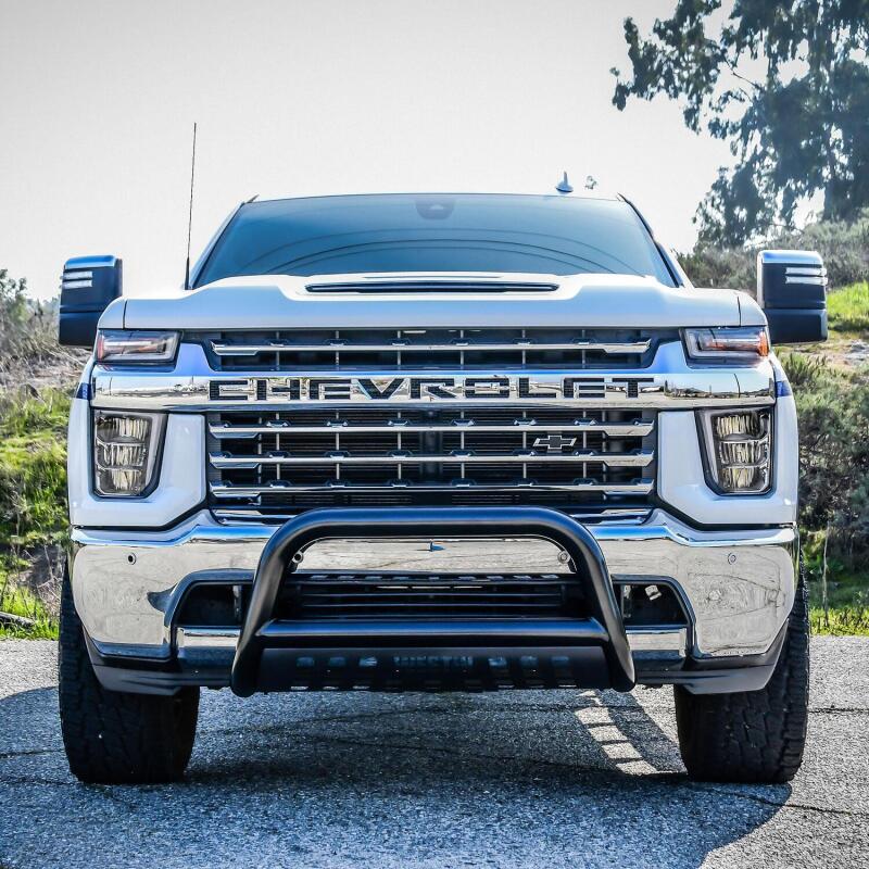 Westin E-Series Bull Bar, Black, fits Chevy Silverado HD 2500/3500