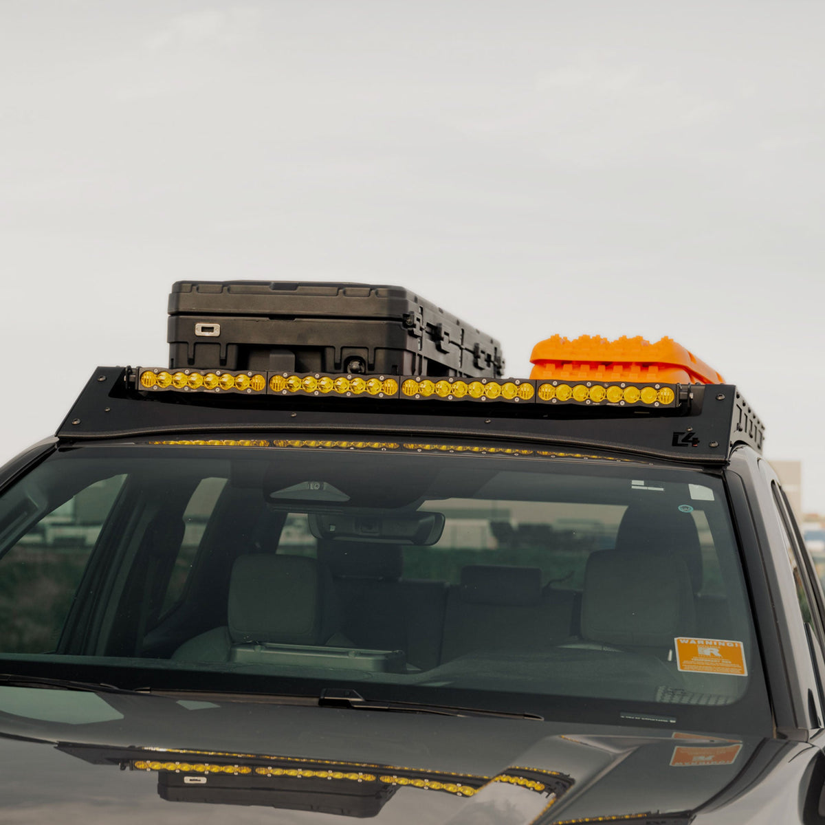 C4 Fabrication Tacoma Roof Rack with Optional Light Bar Mount / 4th Gen / 2024-2026