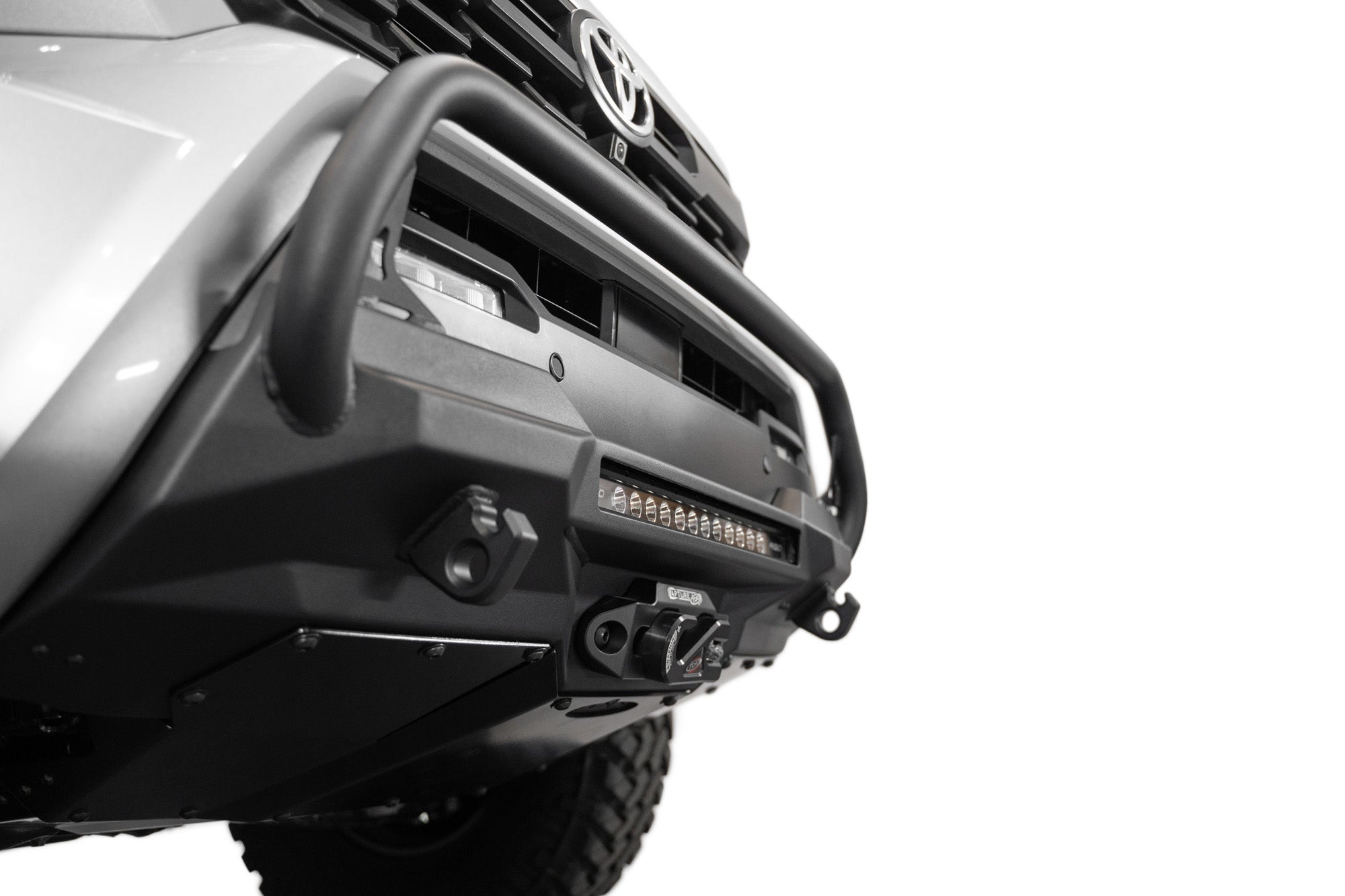 4th-gen-Toyota-Tacoma-Stealth-Series-Center-Mount-Winch-Front-Bumper-with-Top-Hoop-5 - NVMOS