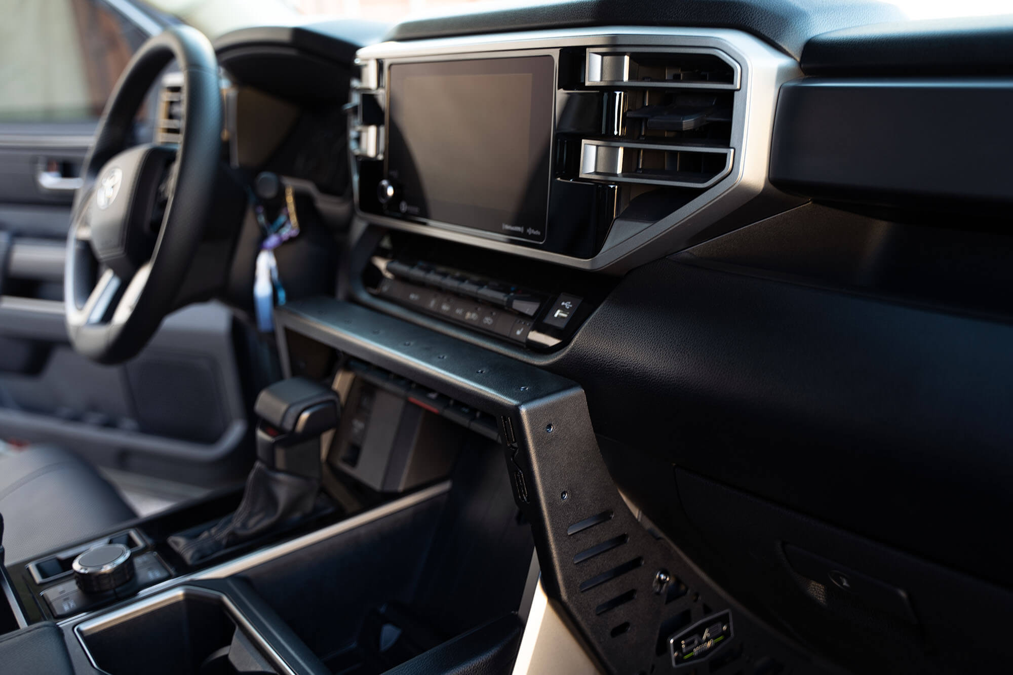 4th-gen-tundra-center-console-molle-panel-digital-device-mount - NVMOS
