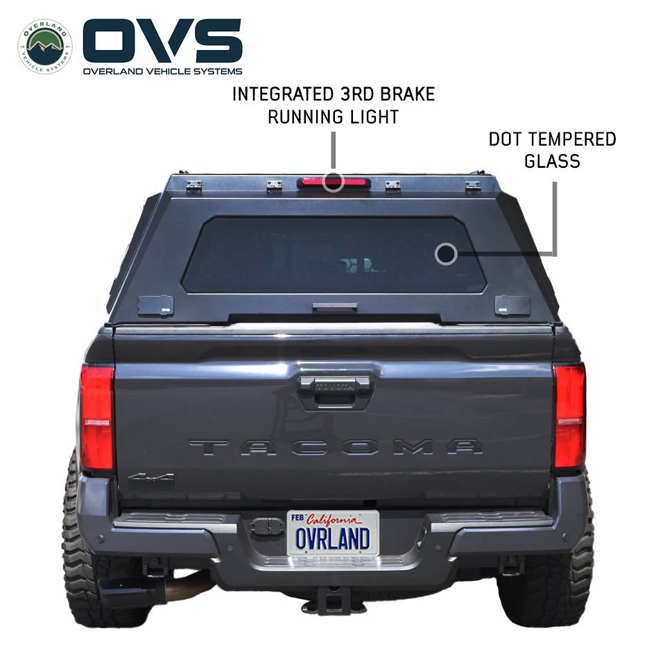 Overland Vehicle Systems Expedition PRO truck cap for 2024-2027 Toyota Tacoma - view 6