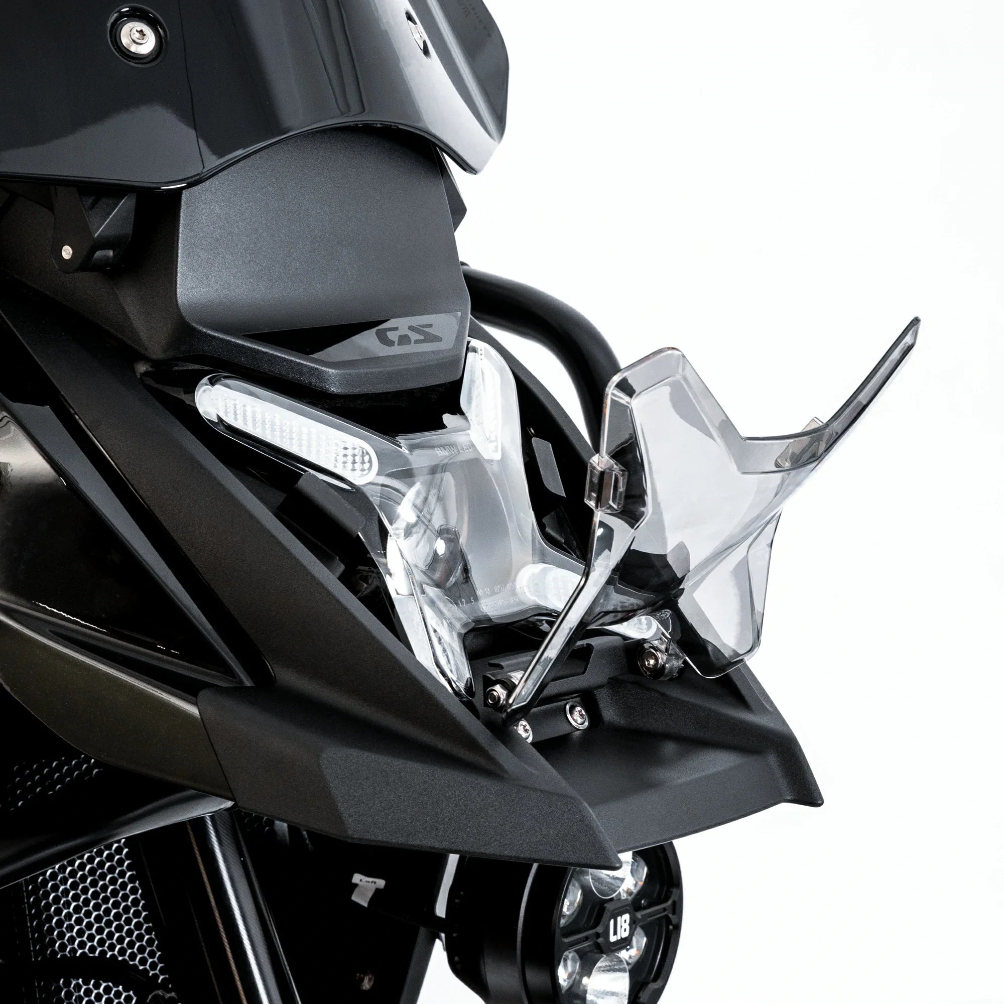 LOBOO Headlight Guard for BMW R1300GS Adventure – Magnetic Quick-Release Design, PC Polycarbonate,Clear