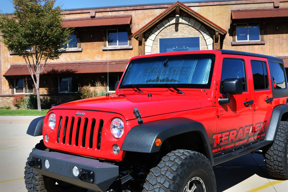 TeraFlex JK windshield sunshade for Jeep Wrangler JK