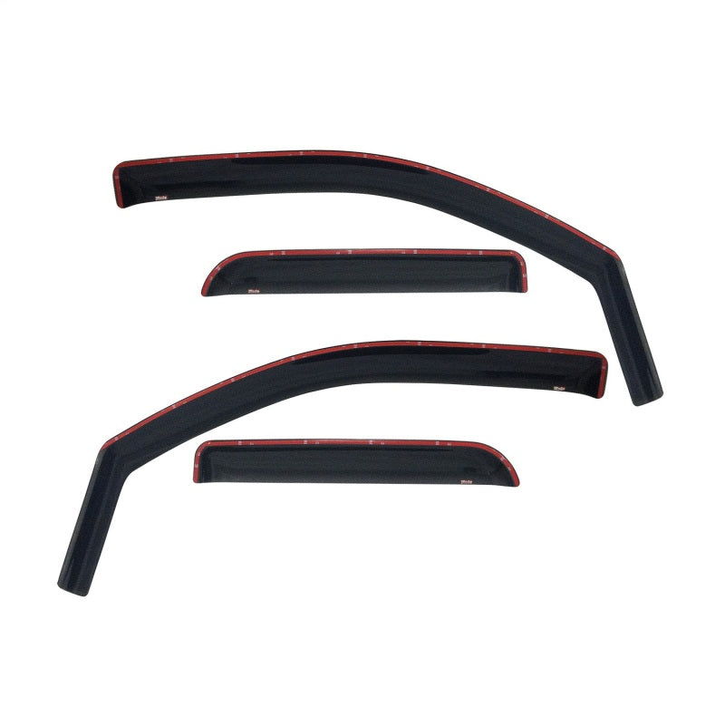 Westin Wade In-Channel Wind Deflectors, 4-Piece, Double Cab, fits Chevy Silverado 1500