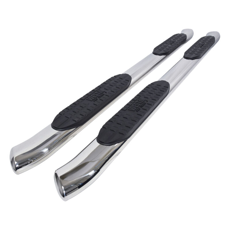 Westin PRO TRAXX 5 Oval Nerf Step Bars, Polished, fits Toyota 4Runner