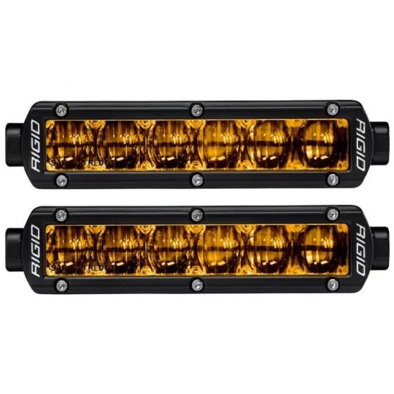 RIGID SR-Series PRO 6 in. SAE J583 Fog Light Pair, Selective Yellow