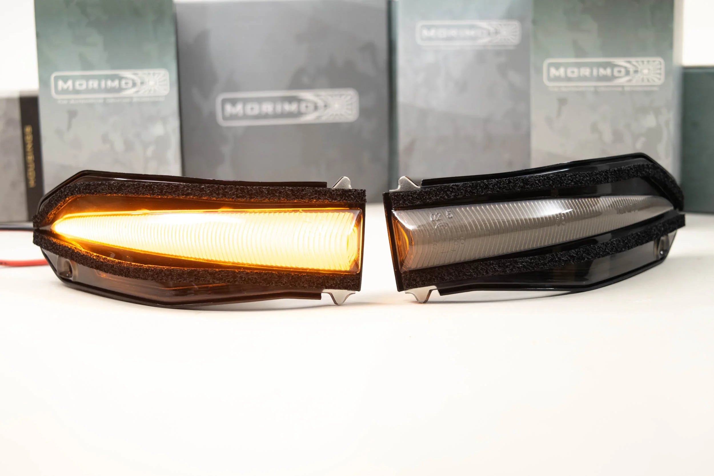 Toyota 4Runner LED mirror lights with amber sequential turn signal function