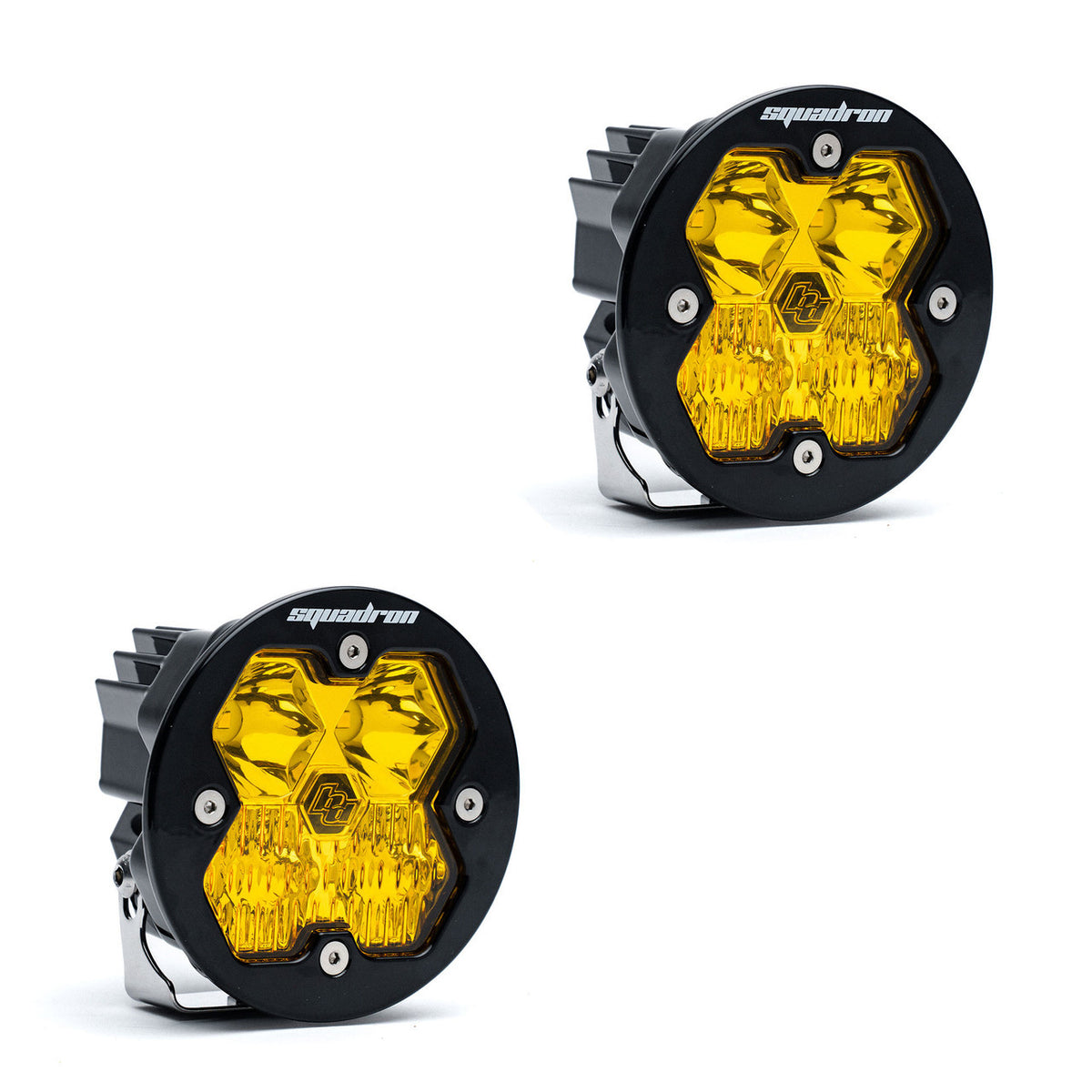 Baja Designs Squadron-R 2.0 Sport Black LED Auxiliary Light Pod Pair (No Harness)