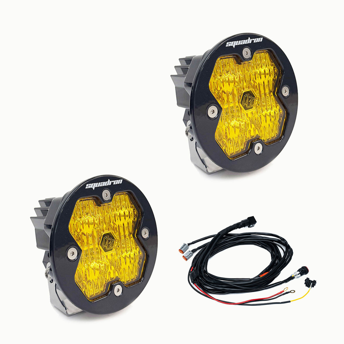 Baja Designs Squadron-R 2.0 Sport Black LED Auxiliary Light Pod Pair