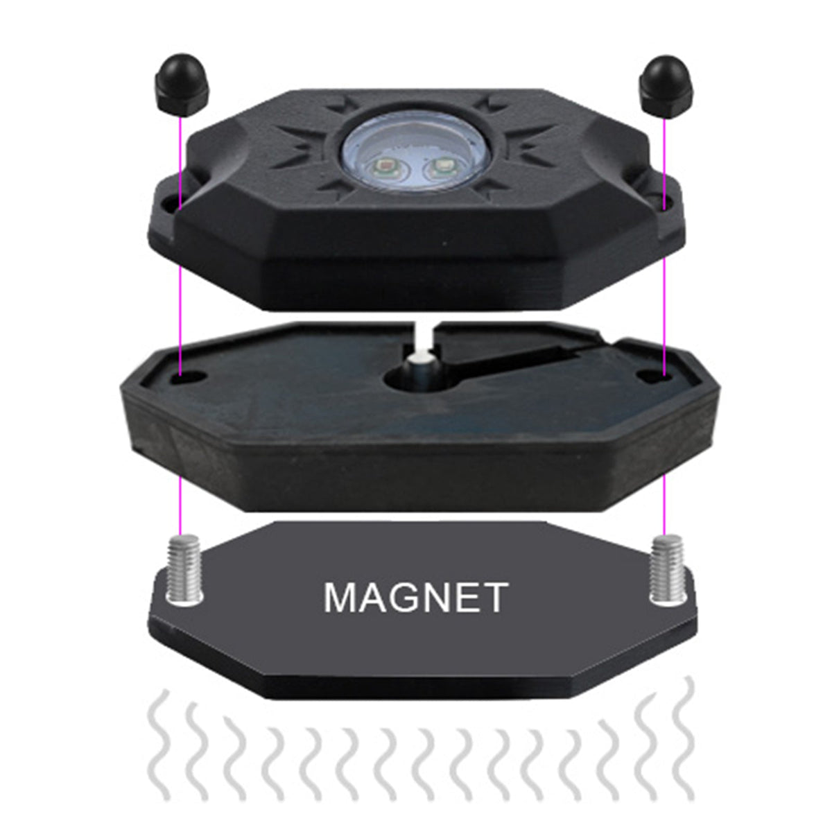 ORACLE Lighting magnetic rock light adapter for universal fit