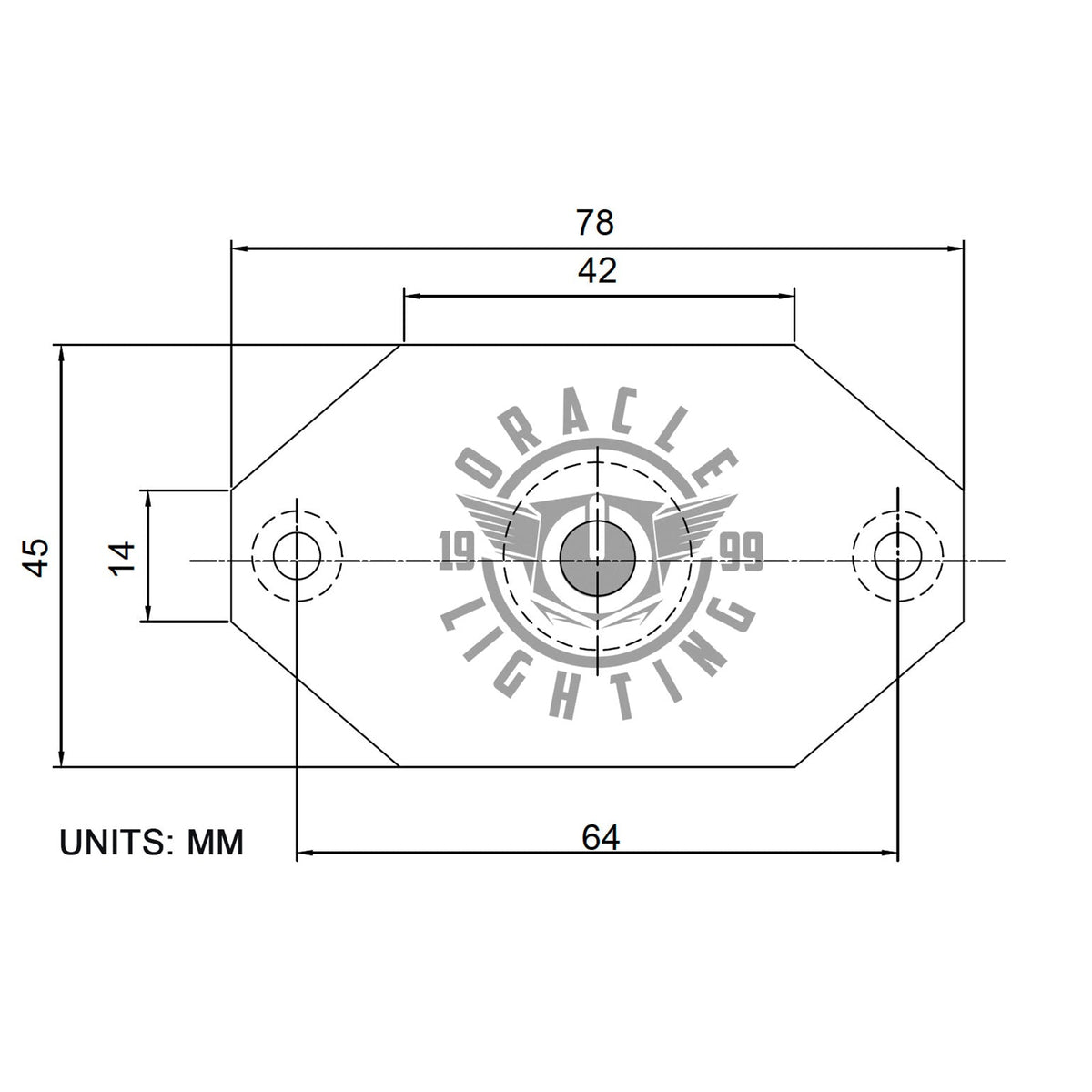 ORACLE Lighting magnetic rock light adapter for universal fit