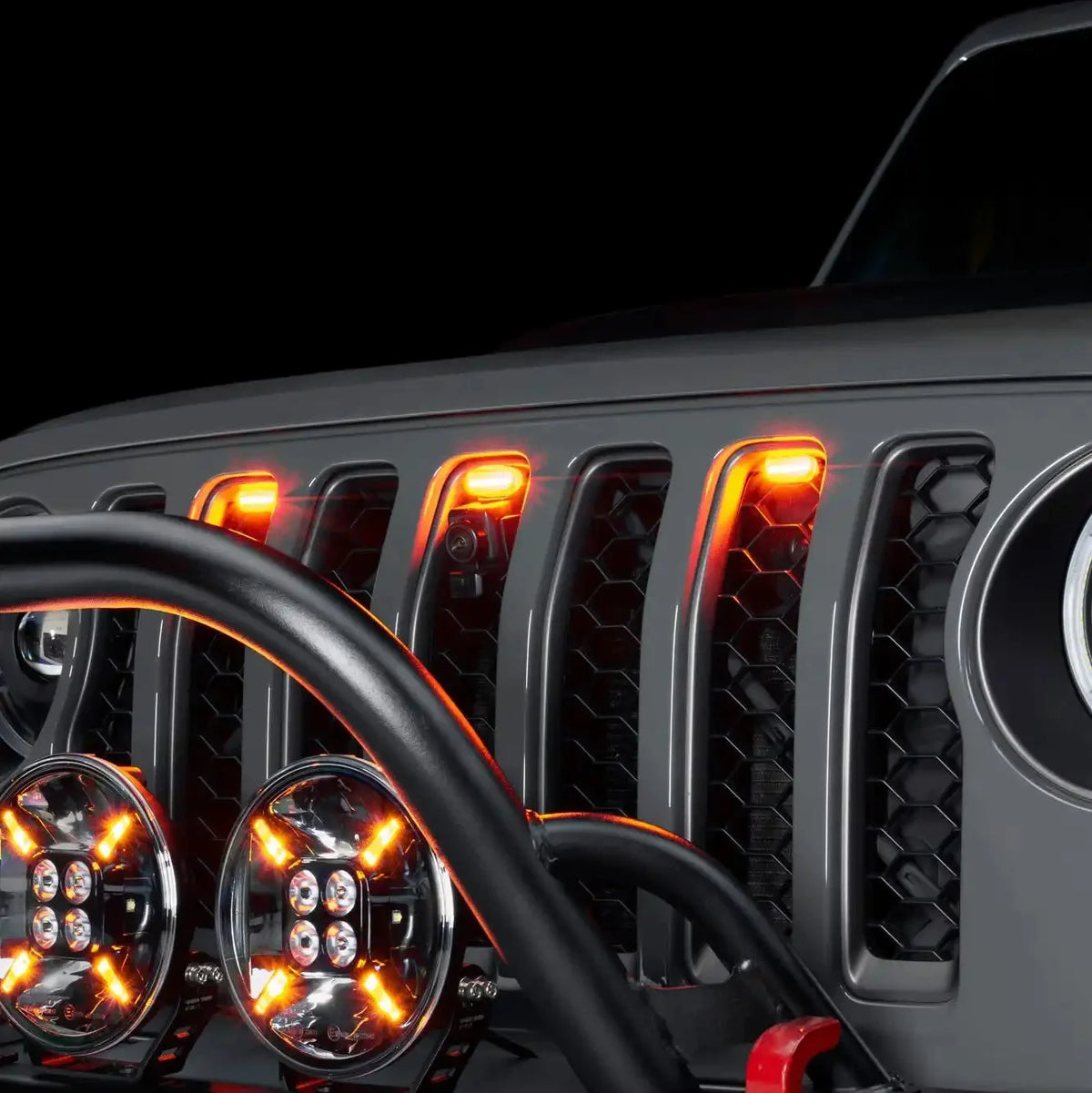 ORACLE Lighting universal pre-runner style LED grille light kit for universal fit