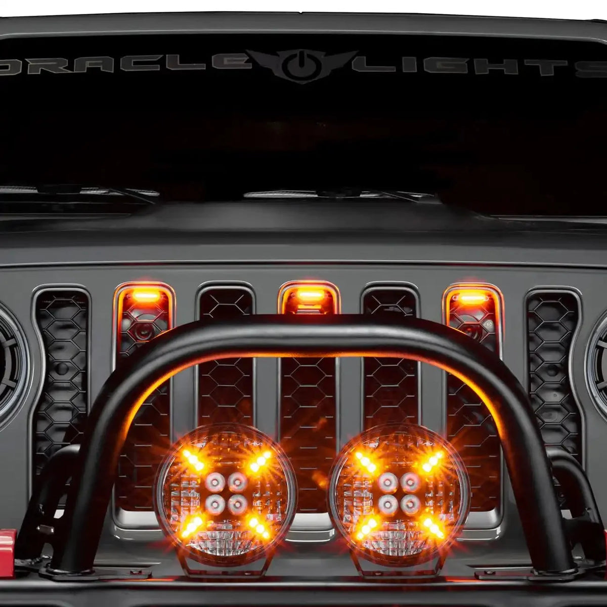 ORACLE Lighting universal pre-runner style LED grille light kit for universal fit