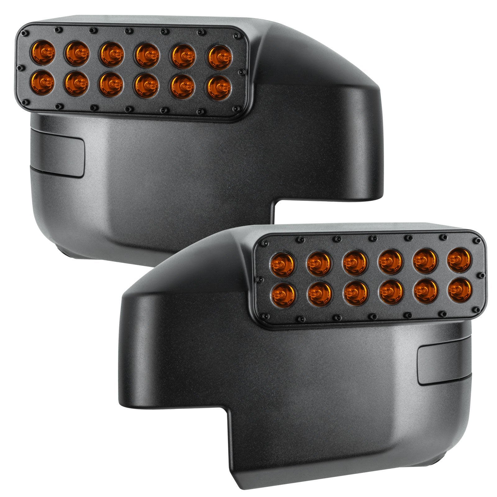 2021-2026 Ford Bronco LED Off-Road Side Mirrors - Peripheral Ditch Lights (2200+ Lumens)