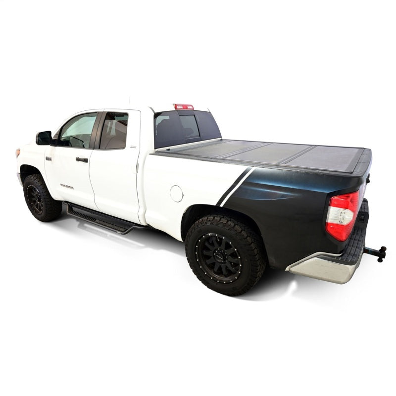Westin Outlaw Drop Running Boards, Double Cab, Textured Black, fits Toyota Tundra